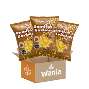 Caja familiar Wania con bolsas de Ramitas de Garbanzo