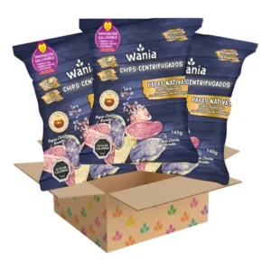 Wania Chips Centrifugados Papas Nativas 140g (12 Unidades)
