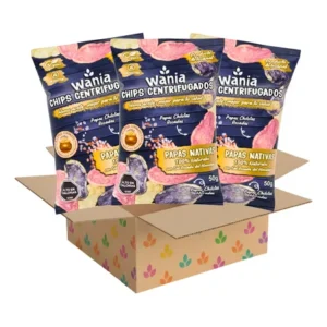 Wania Chips Centrifugados Papas Nativas 50g (24 Unidades)