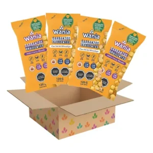Wania Garbanzos Crujientes 120g (12 Unidades)