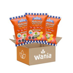Caja familiar Wania con bolsas de Snack Mix y Rejillas Multicereal