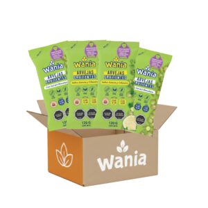 Wania Arvejas Crujientes Snack 120g (12 Unidades)
