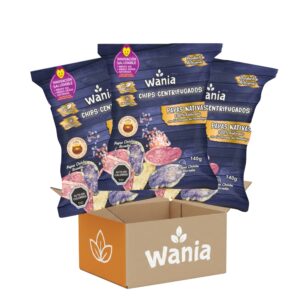 Wania Chips Centrifugados Papas Nativas 140g (16 Unidades)