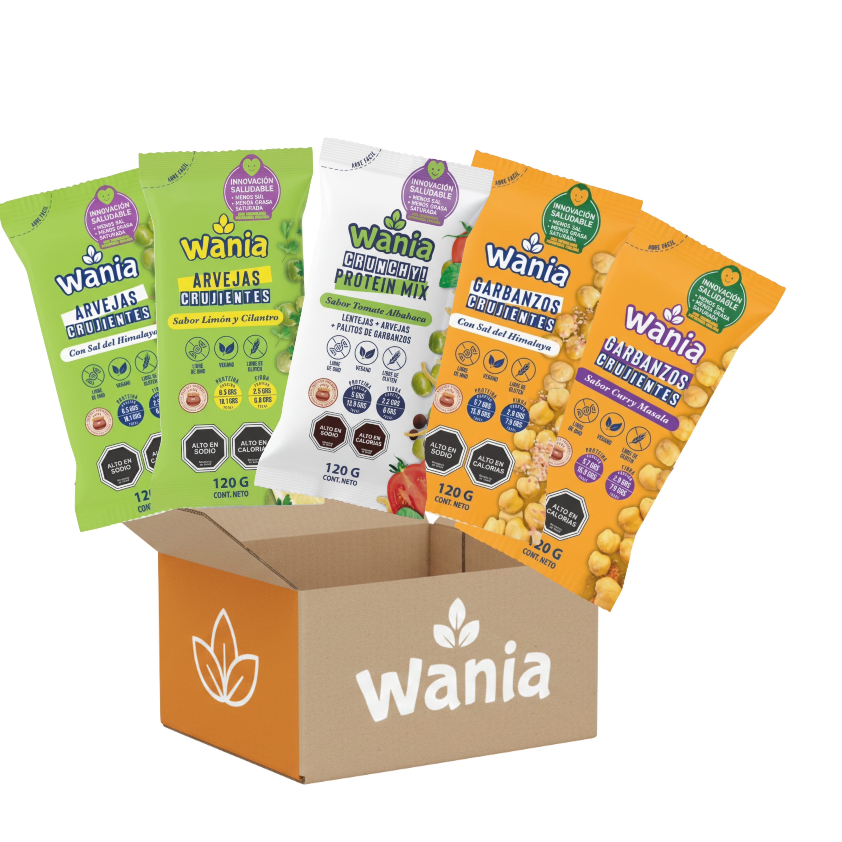 Wania Mix Crunchy 120g (12 Unidades) - Imagen 2