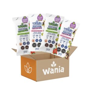 Wania Crunchy Protein Mix Sabor Tomate Albahaca 120g (12 Unidades)