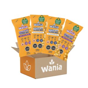 Wania Garbanzos Crujientes 120g (12 Unidades)