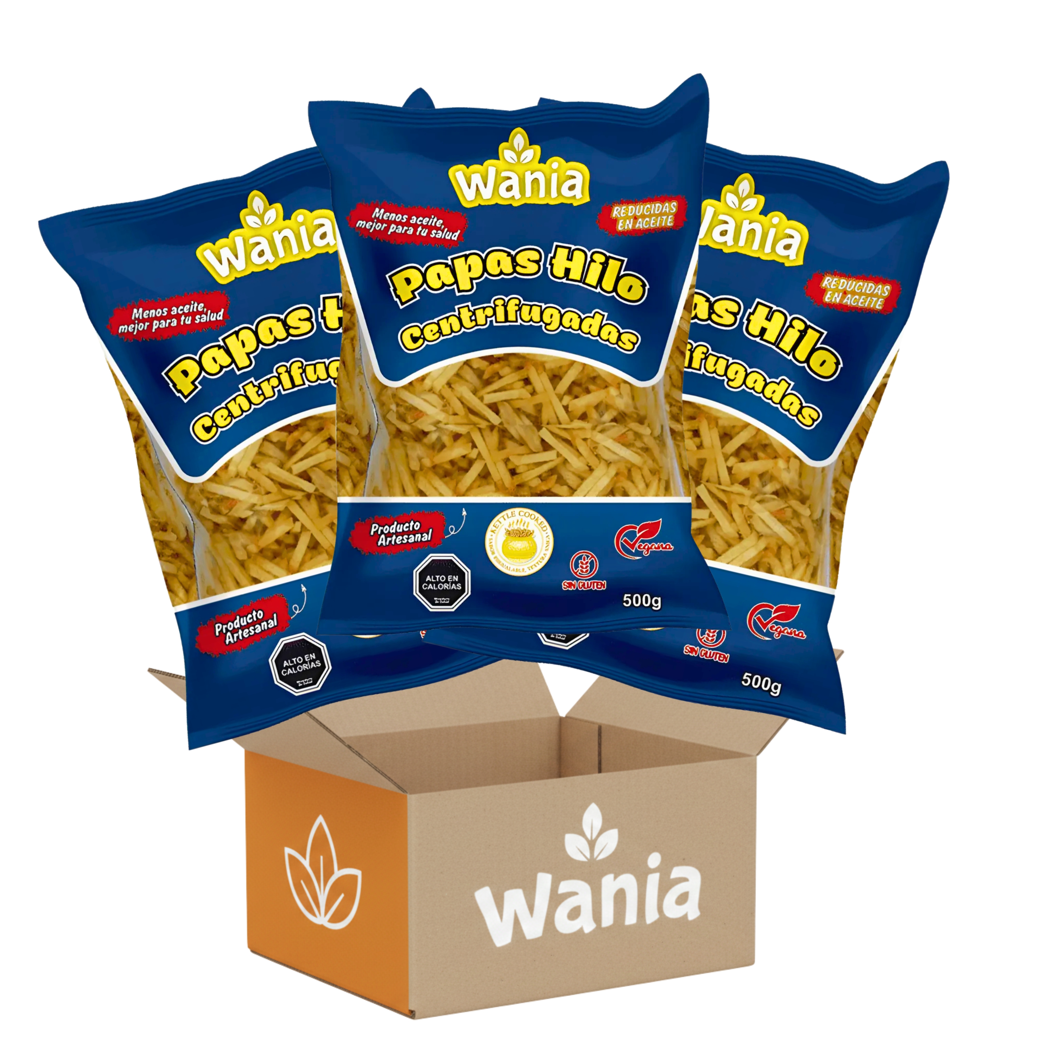 Wania Papas Hilo 500 G (8 Unidades)